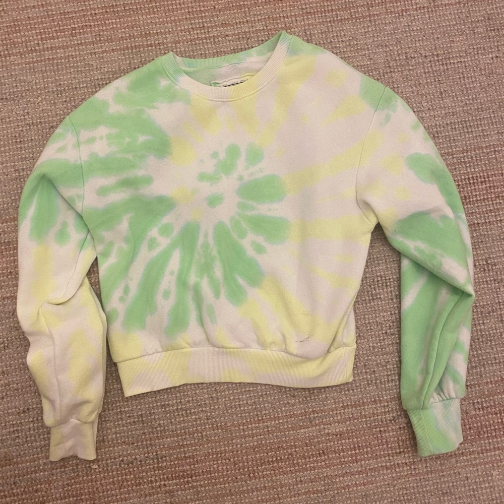 tye dye crew neck